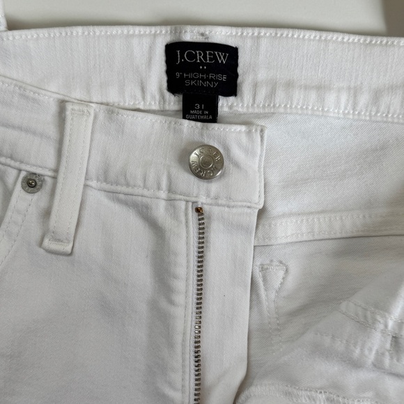 J.Crew Toothpick Skinny Jean in White Size 31 - Picture 6 of 7